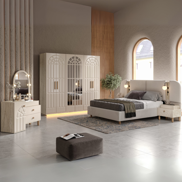 Anatolia Yatak Odası Takımı Full MDF | 2 Yıl Garanti