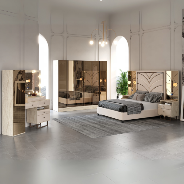 Santos Yatak Odası Takımı Full MDF | 2 Yıl Garanti