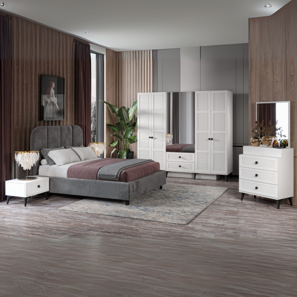 Alya Yatak Odası Takımı Full MDF | 2 Yıl Garanti