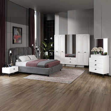 Napoli Yatak Odası Takımı Full MDF | 2 Yıl Garanti