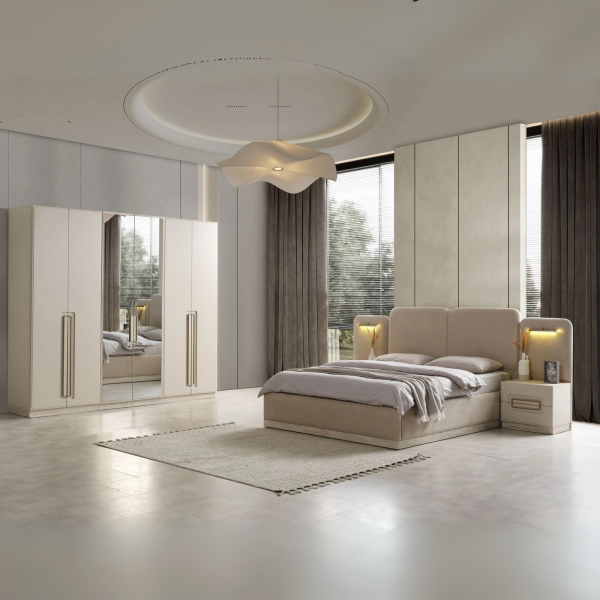 Akkor Yatak Odası Takımı Full MDF | 2 Yıl Garanti