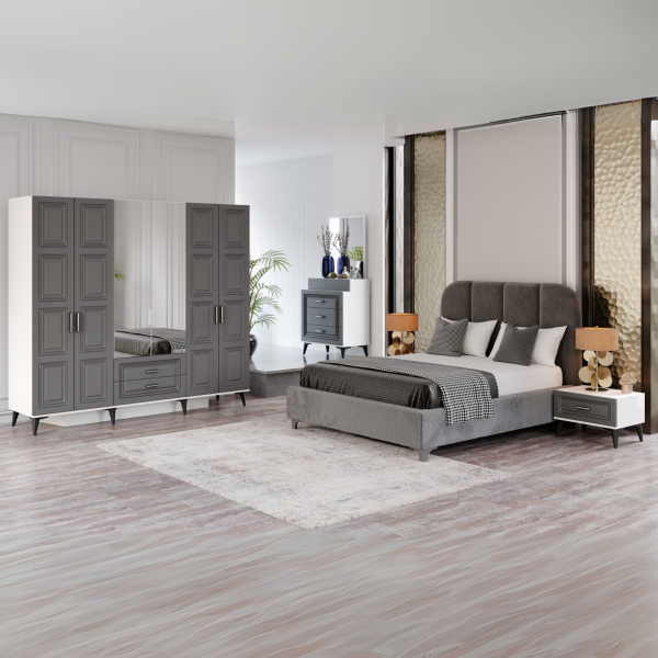 Mona Yatak Odası Takımı Full MDF | 2 Yıl Garanti