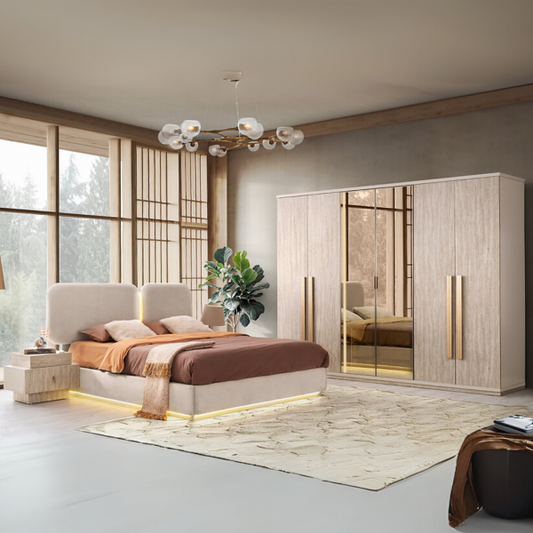 Kapadokya Yatak Odası Takımı Full MDF | 2 Yıl Garanti